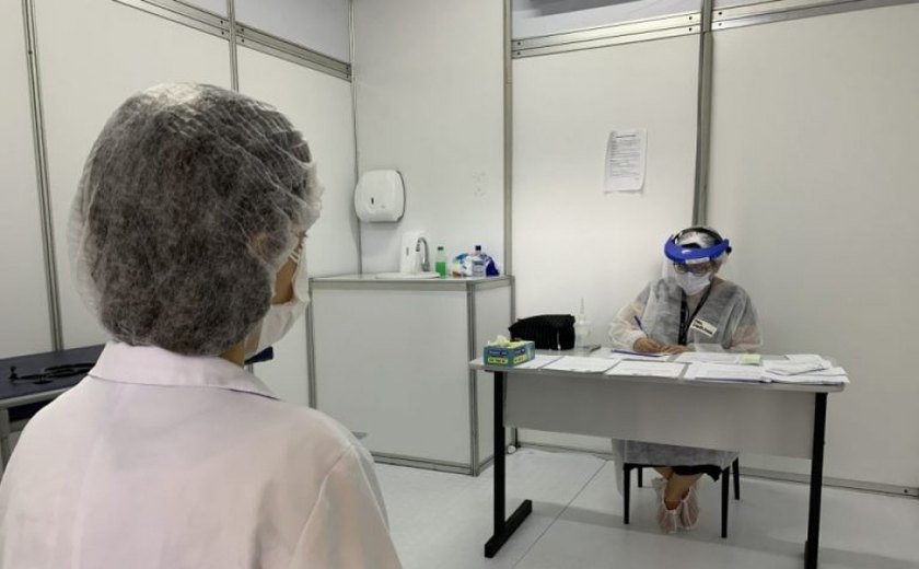 Covid-19: Mais de 860 usuários são atendidos nas Centrais de Triagem na última semana