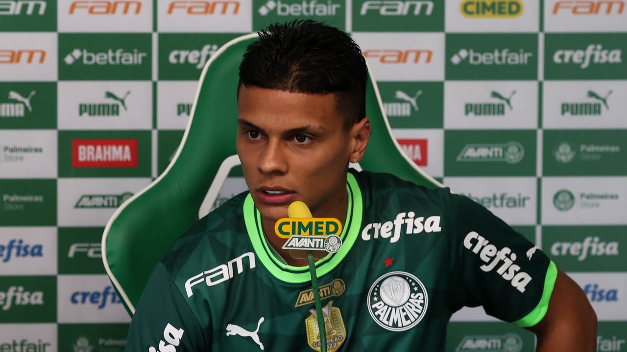 Richard Ríos espera voltar a ajudar o Palmeiras contra o Fortaleza e Piquerez treina sem dores