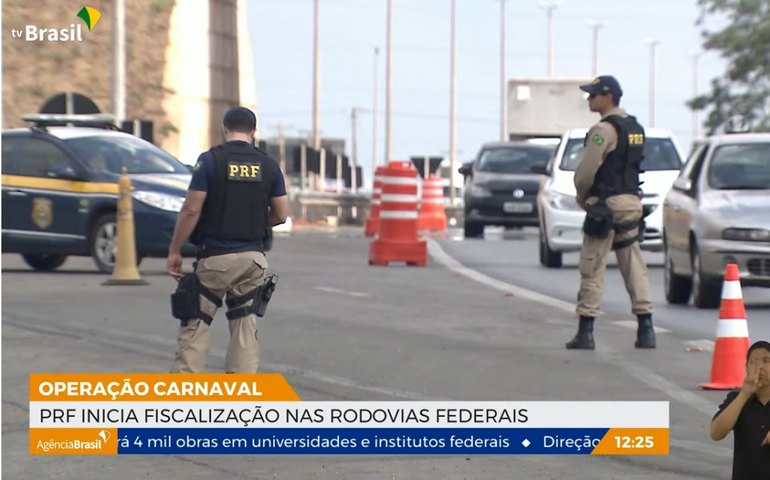 PRF inicia Operação Carnaval nas rodovias federais