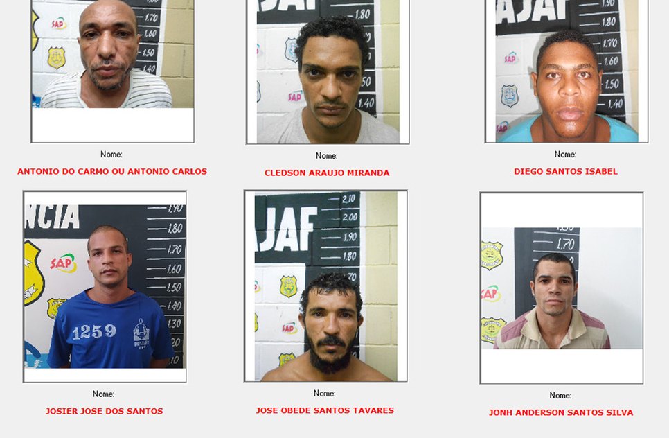 Fuga de internos é registrada no presídio de São Cristóvão