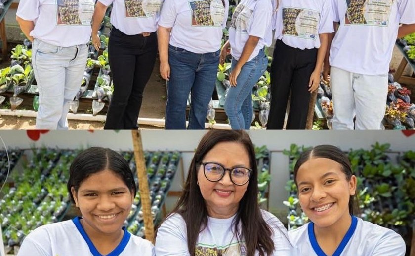 Startup alagoana implanta horta hidropônica automatizada em escola pública de Maceió