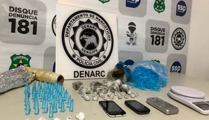 irmãos preso droga / Foto: SSP