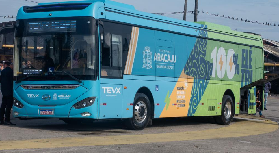 Secom -  onibus eletrico / Foto: Foto: SECOM
