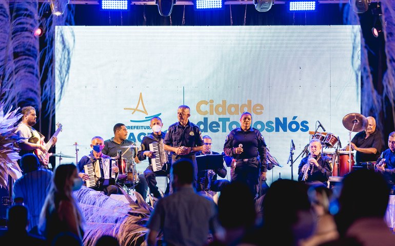 Banda da Guarda Municipal leva música, cultura e orienta como solicitar apresentações