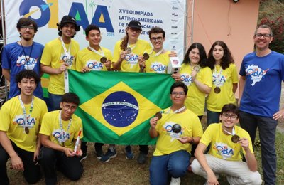 Brasil brilha alto nas olimpíadas internacional e latino-americana de astronomia