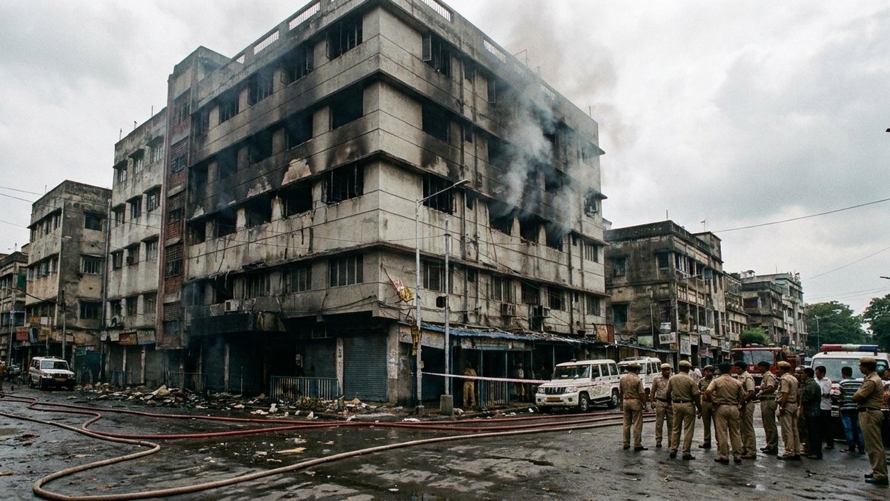 Incêndio em hotel em Calcutá deixa nove mortos