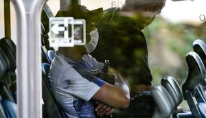 uso de máscara marcello casal Jr..jpg / Foto: Brasil 61