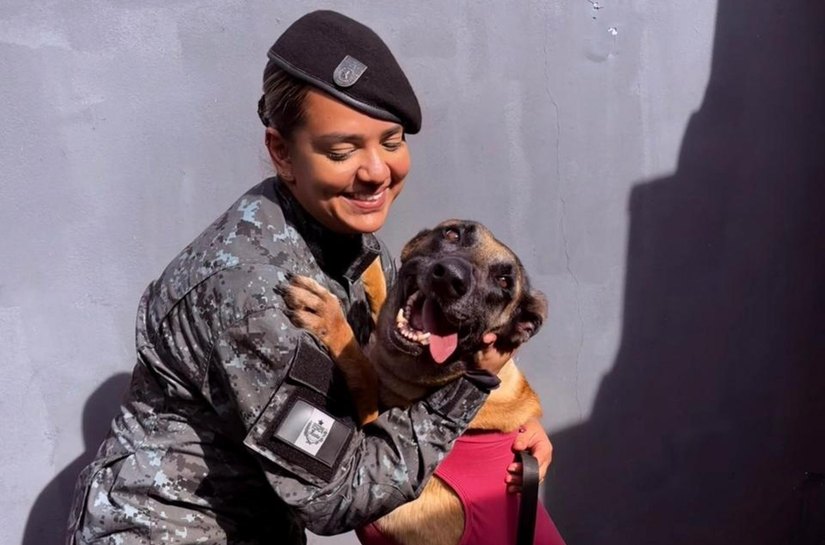 PM alagoana ingressa no Curso de Auxiliar Veterinário de coirmã em São Paulo