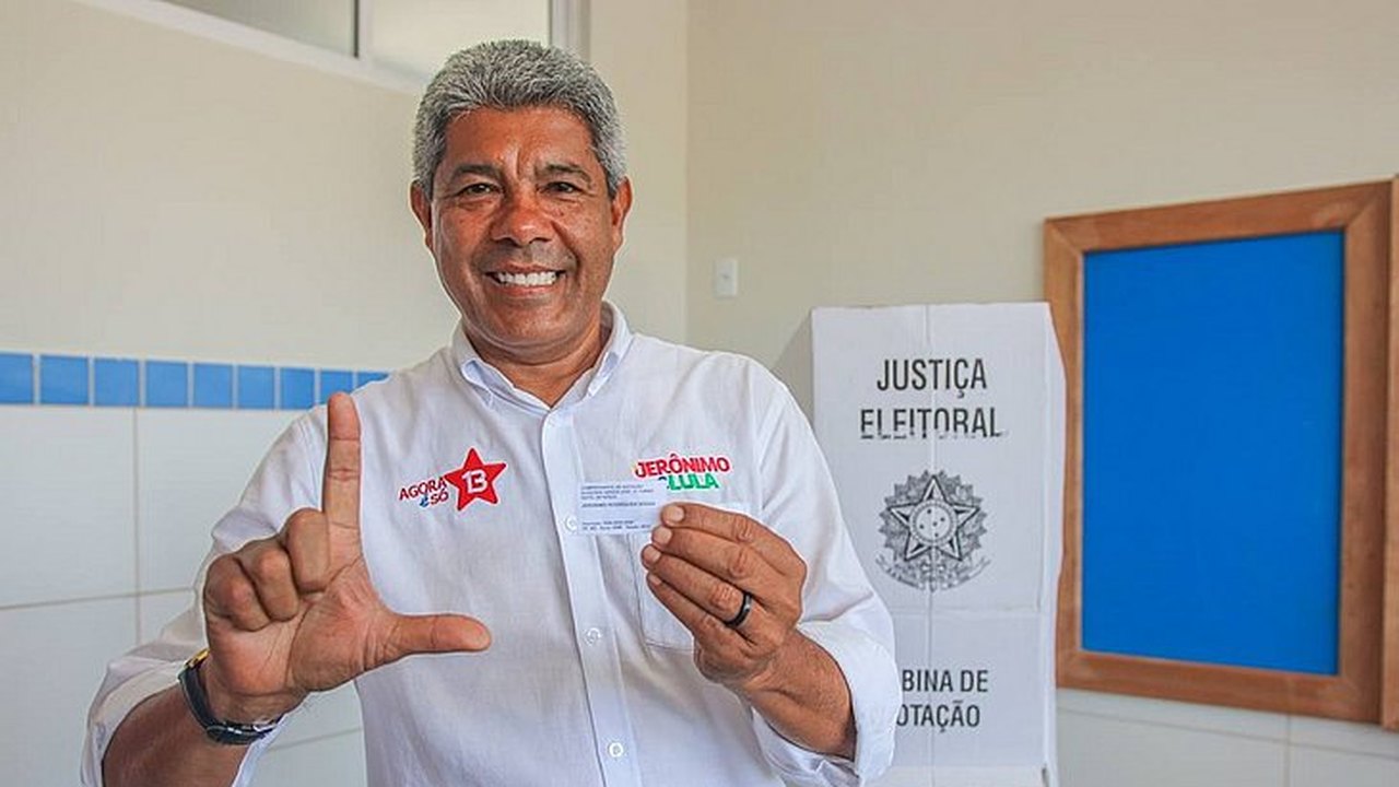 Na BA, com 96,13% apurados, Jerônimo (PT) é eleito governador