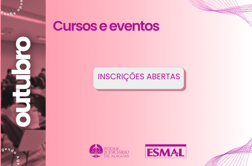 Esmal divulga programação de cursos e eventos para o mês de outubro