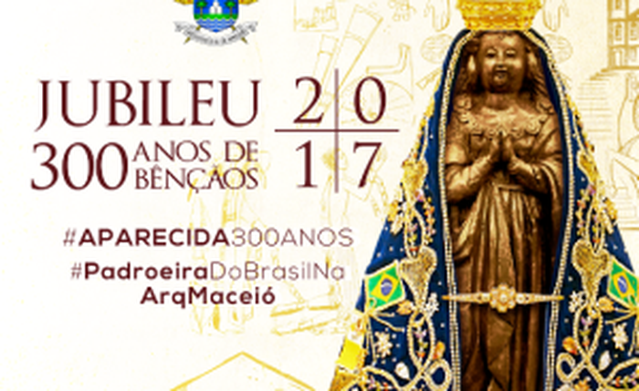 Maceió recebe imagem jubilar de Nossa Senhora Aparecida amanhã