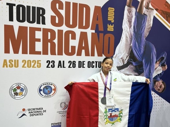 Atleta alagoana conquista prata no Sul-Americano de Judô com apoio da Selaj