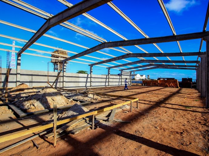 Obras de construção do Centro Pesqueiro avançam em Jaraguá