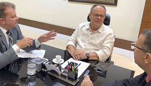 Presidente do TRE-SE reúne-se com o governador para tratar das Eleições 2018 / Foto: TRE/SE
