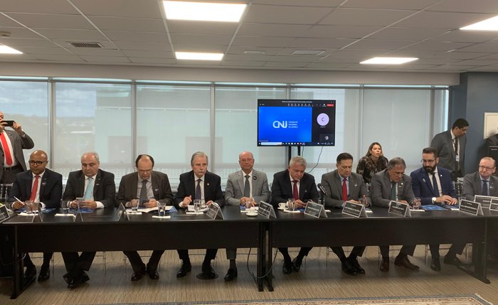 Reunião no Conselho Nacional de Justiça (CNJ), em Brasília.