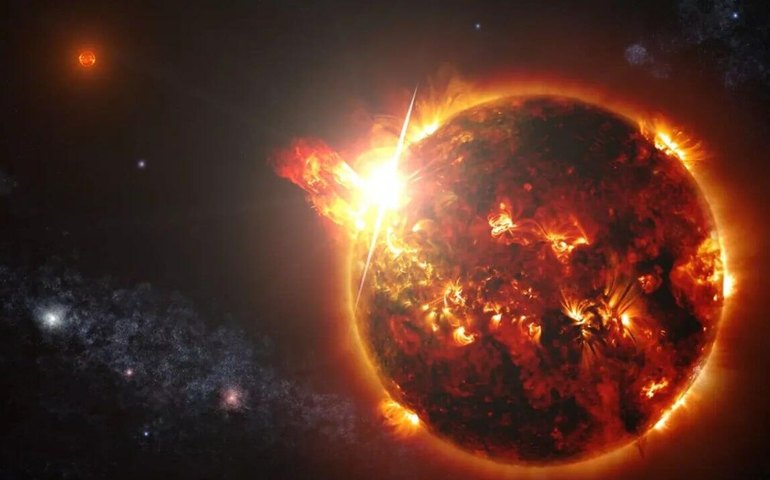 Primeiros indícios astronômicos sugerem que estrelas anãs vermelhas podem devorar planetas