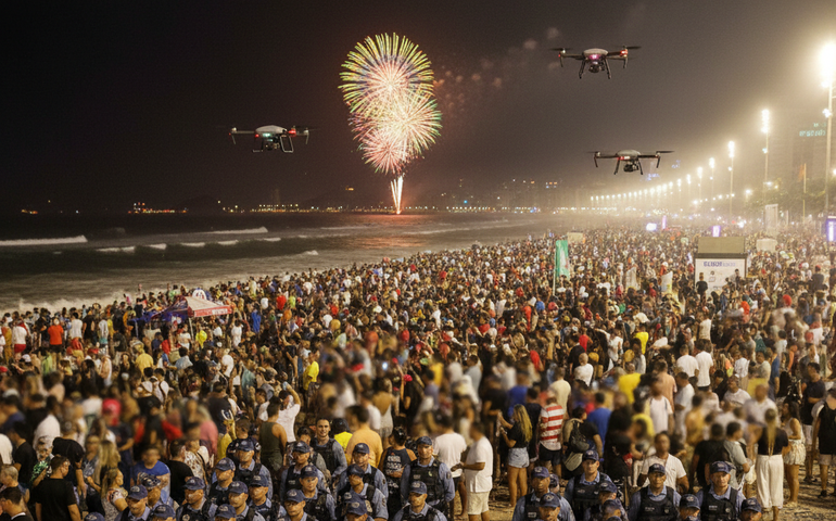 Réveillon de Copacabana adota policiamento inspirado no carnaval de Salvador