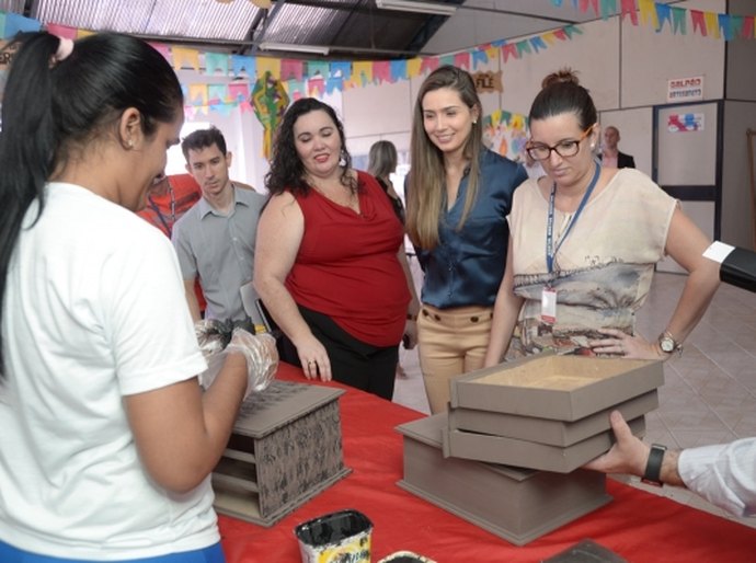 Primeira-dama acompanha ações ressocializadoras no sistema prisional