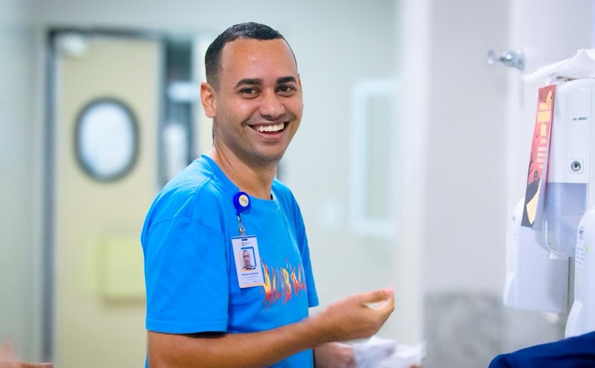 Hospital da Cidade usa o Halloween para reforçar riscos dos microrganismos e importância da lavagem das mãos