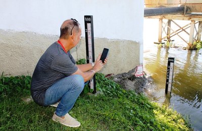 Defesa Civil de Penedo monitora nível do Rio São Francisco