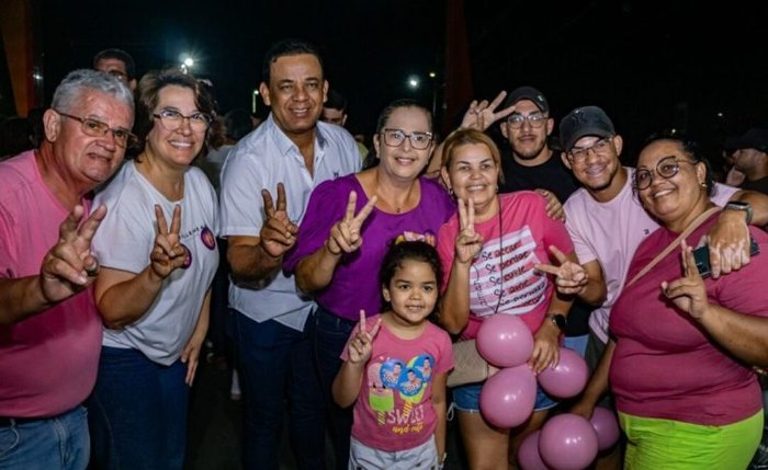 Edilza Alves (PP), se mantém na liderança com 58% das intenções de voto