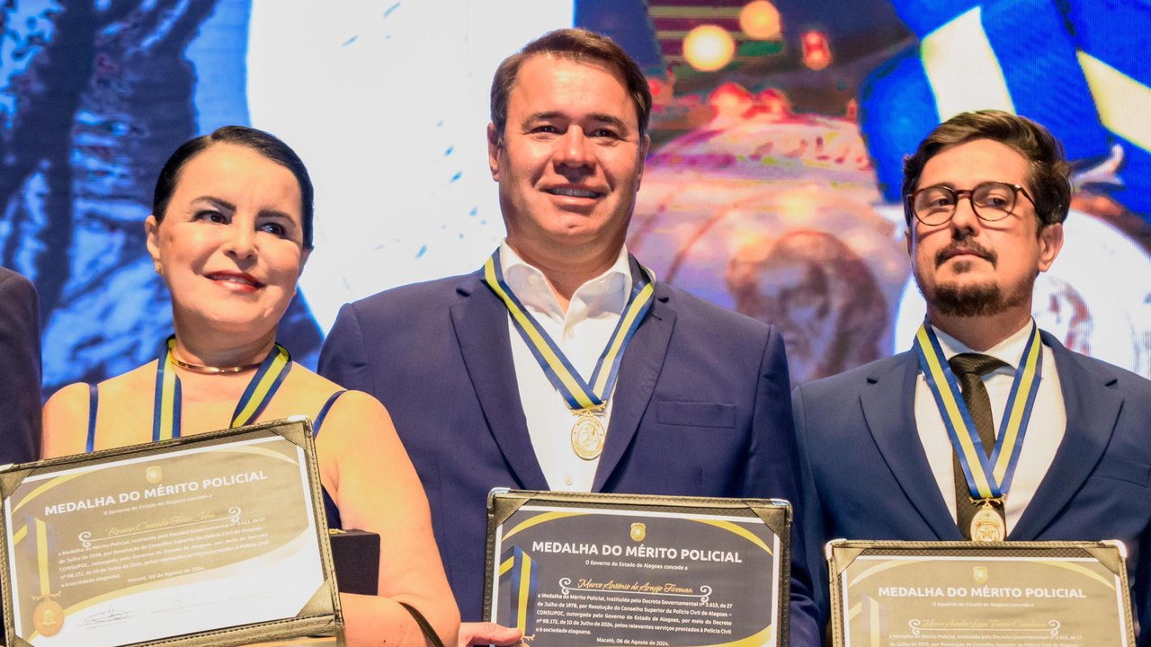  Perita Geral de Alagoas é homenageada com Medalha do Mérito da Polícia Civil 
