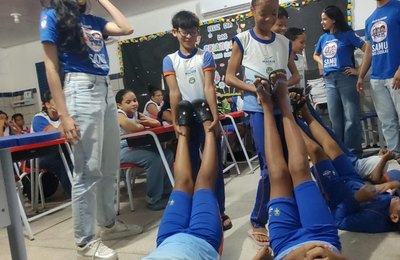 Samu nas Escolas leva noções de primeiros socorros a alunos do Vergel do Lago