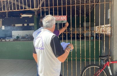 Vigilância Sanitária interdita Balança de Peixe na Ponta Verde