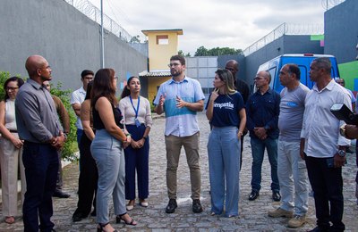 Seduc e Seplag visitam Complexo Socioeducativo de Alagoas com foco na articulação intersetorial