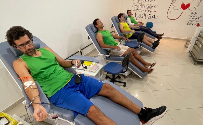 Vidas que salvam: atletas de Basquete de Arapiraca doam sangue em atitude solidária