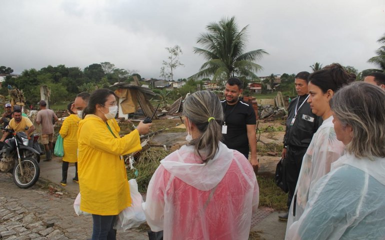 Assistência Social de União dos Palmares trabalha no apoio aos desabrigados pelas enchentes no município