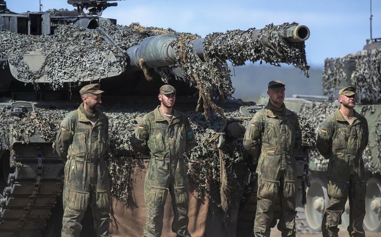 Alemanha e Dinamarca se juntam para enviar 15 tanques Leopard para a Ucrânia