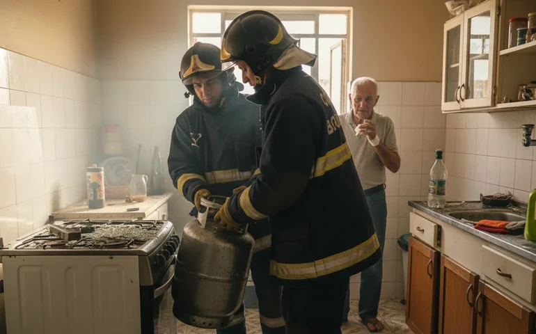 Incêndio em residência no Clima Bom deixa idoso de 80 anos ferido em Maceió