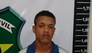 marloy preso Areia Branca / Foto: SSP/SE