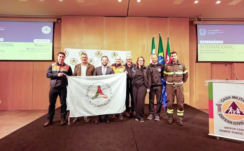 Defesa Civil da Itália conclui missão de intercâmbio no RS