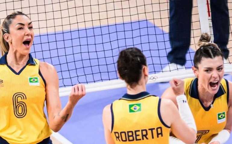 Paris-2024: Com set emocionante de 38 pontos, Brasil vence a Polônia e pega a República Dominicana no vôlei feminino