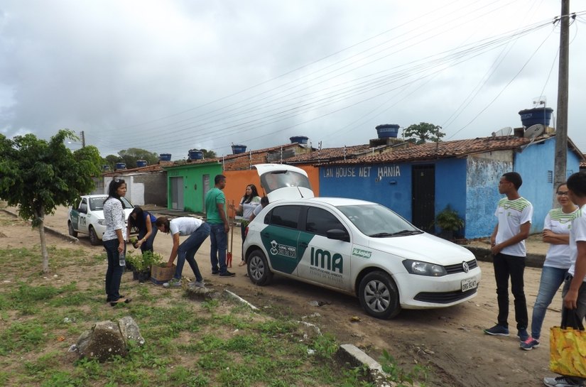 Estudantes do Ifal Penedo realizam plantio de mudas na Cidade do Povo