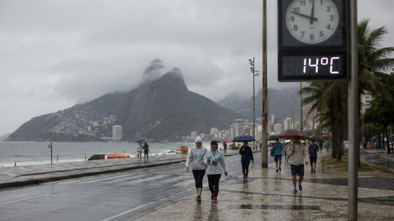Inverno começa no Rio com mínima de 14°C e chuva fraca, mas estação deve ser mais quente que a média