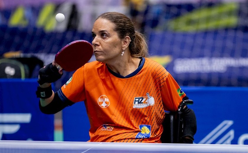 Mesatenista Carla Maia vai disputar Paralimpíada de Paris