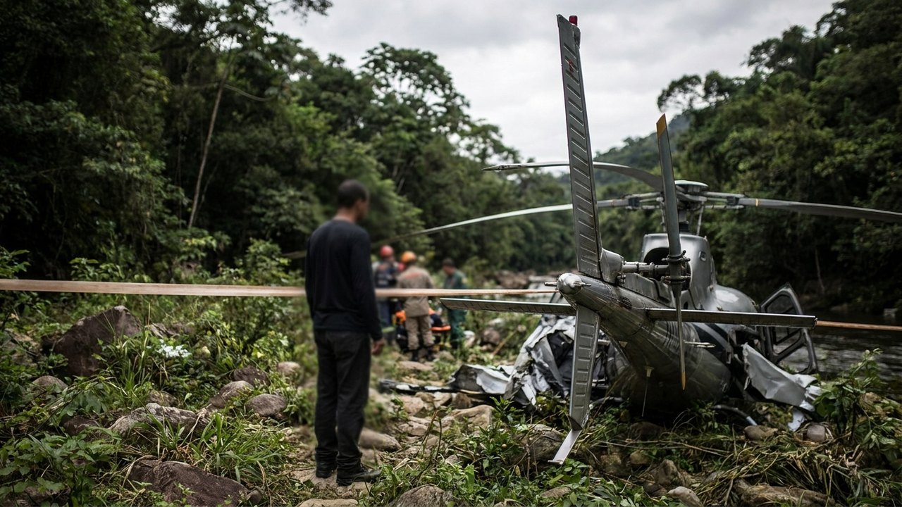 ‘Eu achava que meu pai ia viver para sempre’: filho se despede de piloto morto em queda de helicóptero no Rio