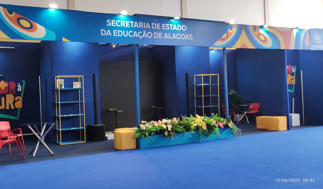 SEDUC-AL leva estande inclusivo, diversificado, democrático e inovador na 10ª Bienal Internacional do Livro de Alagoas