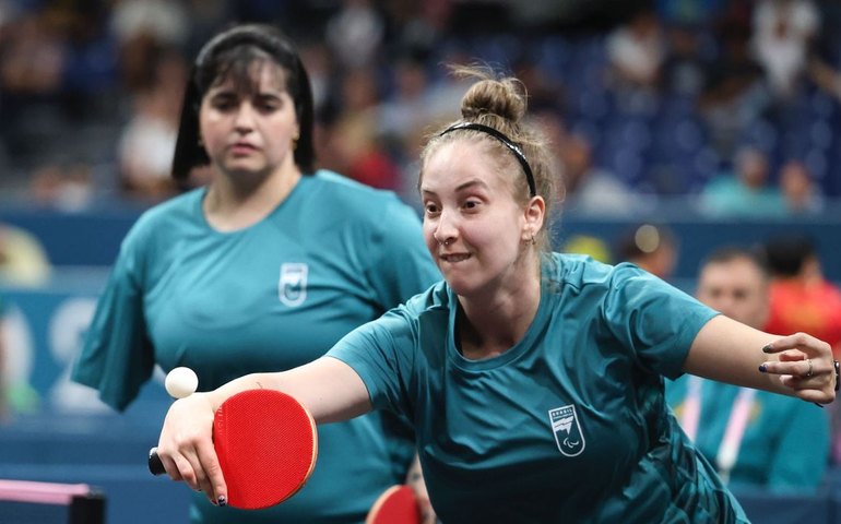 Tênis de mesa: Brasil vai à semi nas duplas e crava 2º bronze em Paris