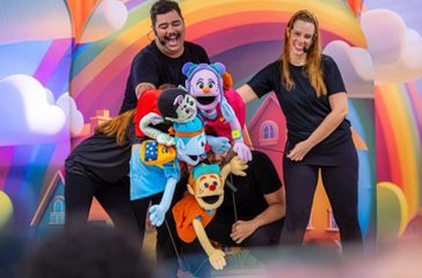 Os Divertudos estreiam espetáculo musical com fantoches em Maceió nos dias 3 e 10 de julho
