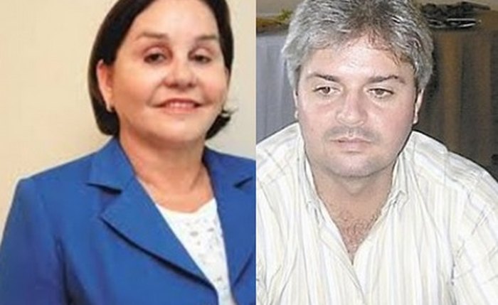 Lucila Toledo, do PSDB, e Palmery Neto, do PMDB (Crédito: Divulgação)