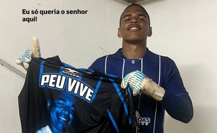 Pedro Ariel, goleiro do CSA, homenageou o pai após se destacar na Copa São Paulo de Futebol Júnior e emocionou torcedores nas redes sociais