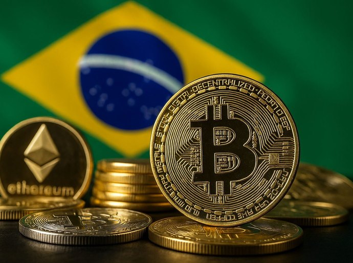 Brasil entra no top 5 mundial em adoção de criptomoedas e atrai investidores institucionais