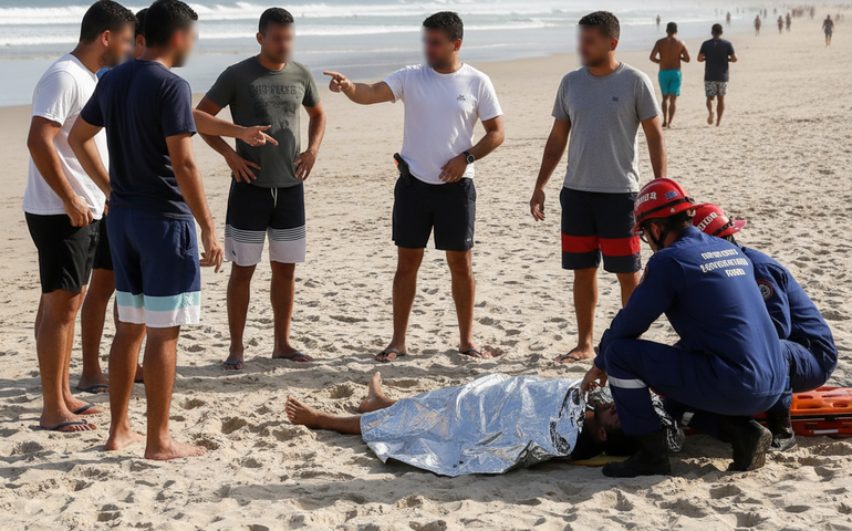 Discussão entre homens armados deixa ferido na Praia do Recreio