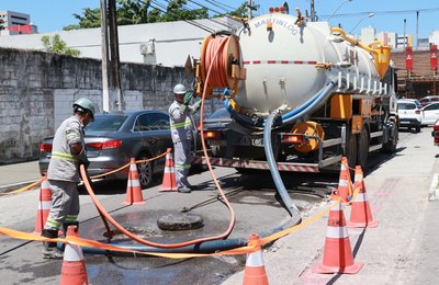 BRK realiza manutenção programada em reservatório que abastece bairro do Pinheiro