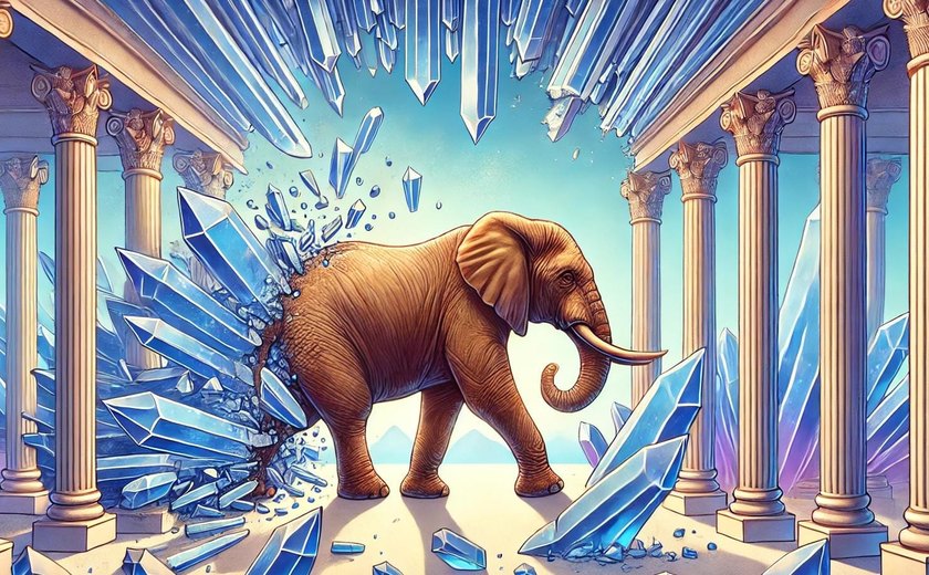 O 'Imperador' e os Deputados: um elefante no Palácio de Cristais de Paulo Dantas