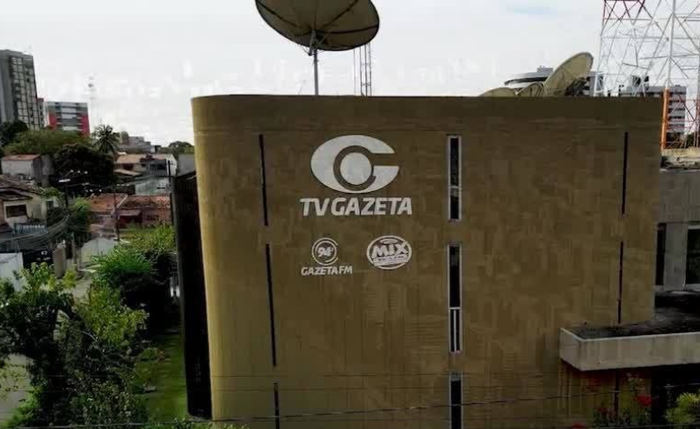 Sede da TV Gazeta em Maceió, afiliada de Fernando Collor, agora sem bandeira